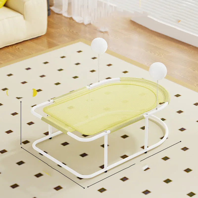Large breathable fabric pet kennel with bracket frame for cats and puppies