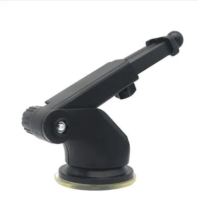 Universal car navigation bracket with telescopic adjustable rod made from ABS plastic for dashboard phone mounting