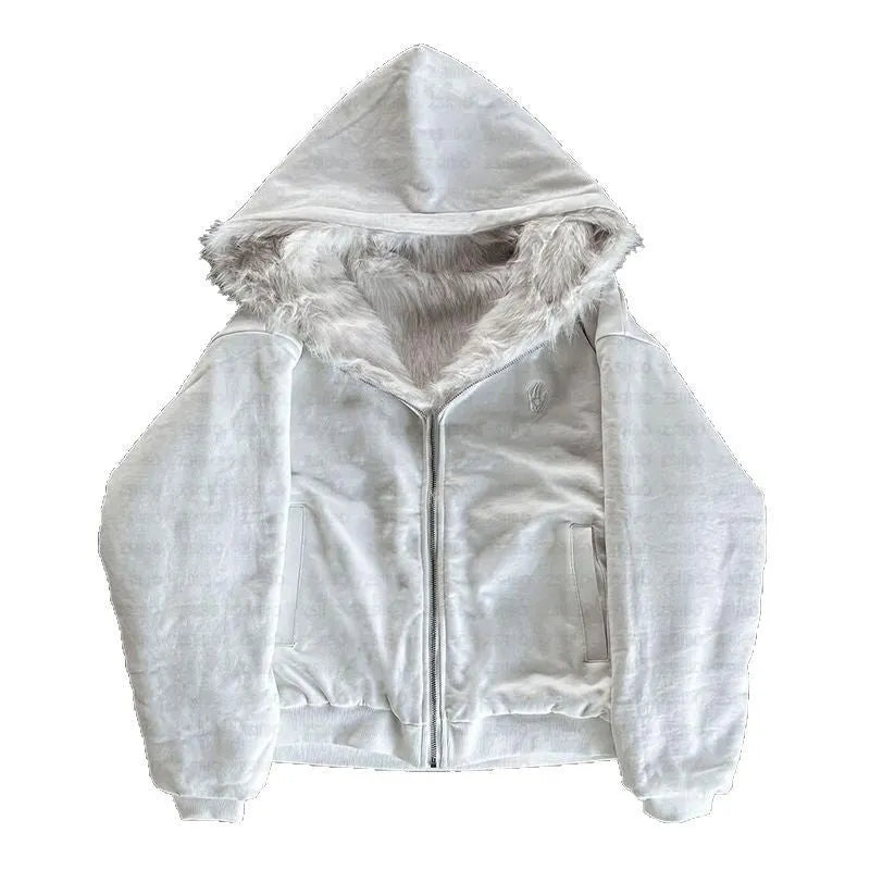 Casual loose polyester coat for men and women in black colour, cardigan style with long sleeves