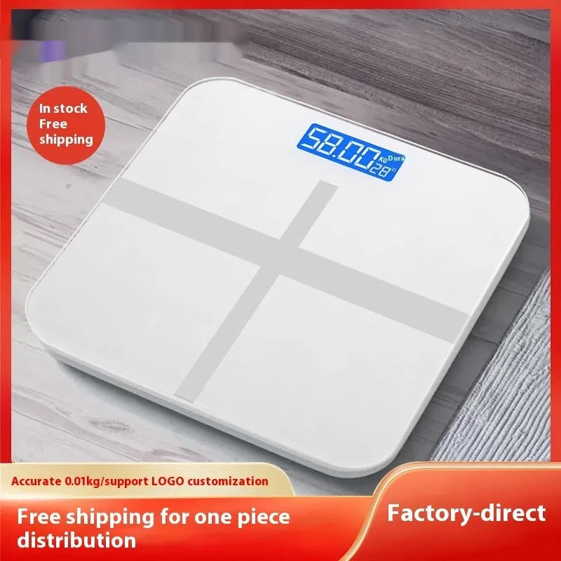 Digital bathroom scale in multiple colours with 26cm platform