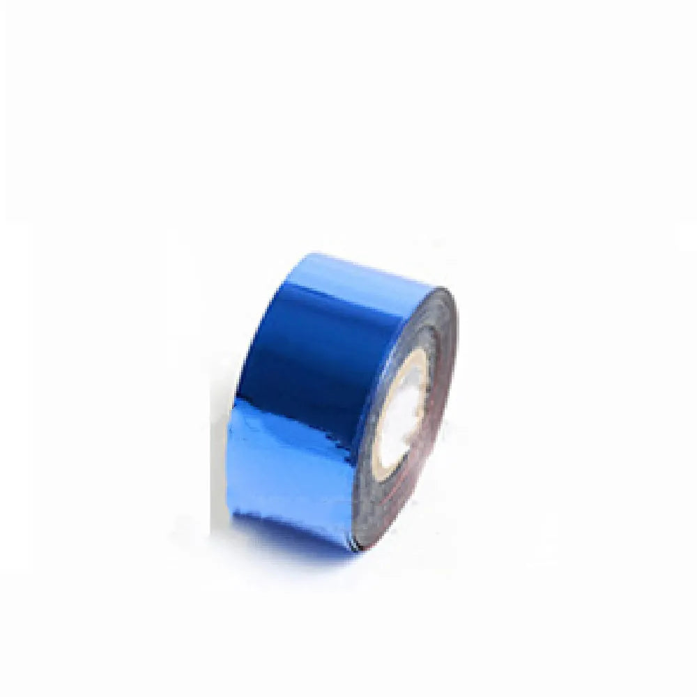 Roll of electrochemical aluminium hot foil stamping paper for leather and plastic branding.
