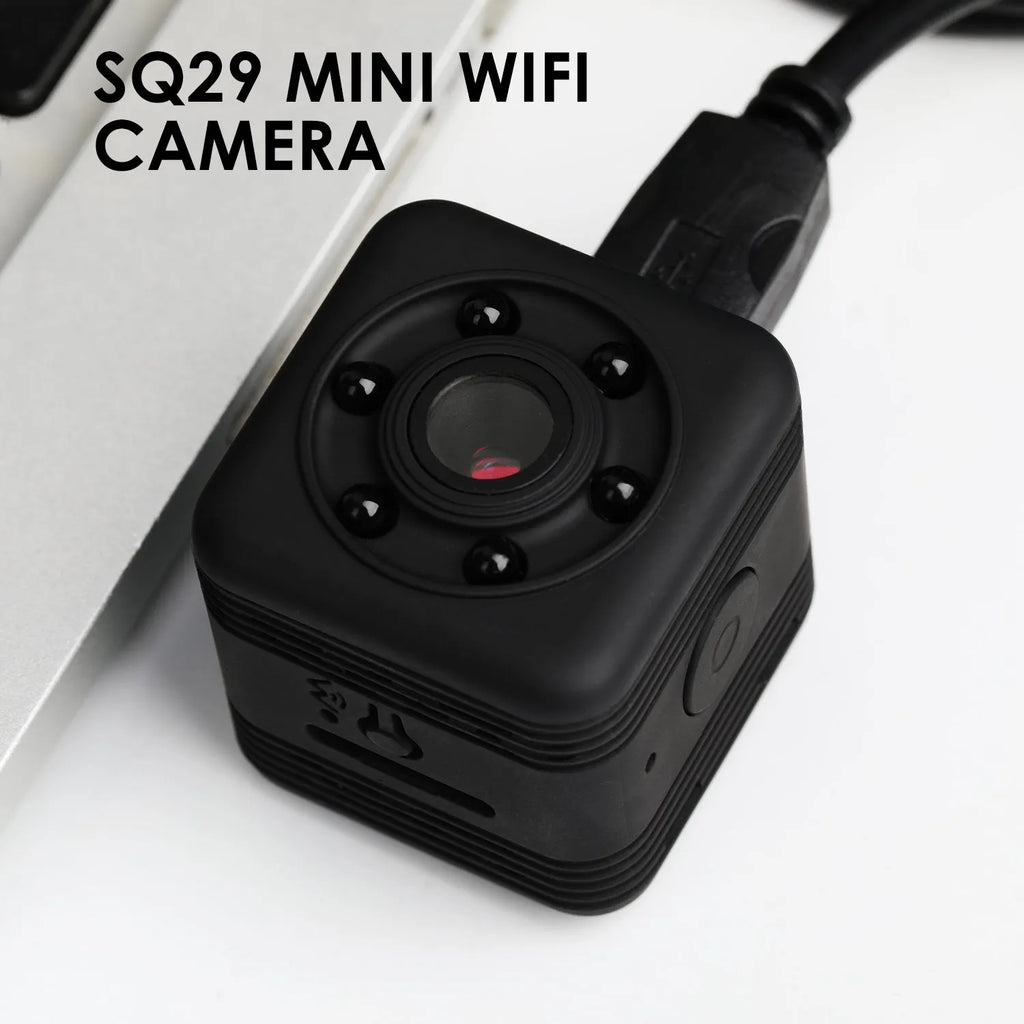 SQ29 black waterproof sports camera for action recording during cycling and diving activities