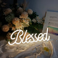 400mm LED neon letter light decoration with USB cable in choice of five colour styles