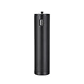 Black aluminium alloy power bank charging handle device with 6800mAh capacity and carrying handle
