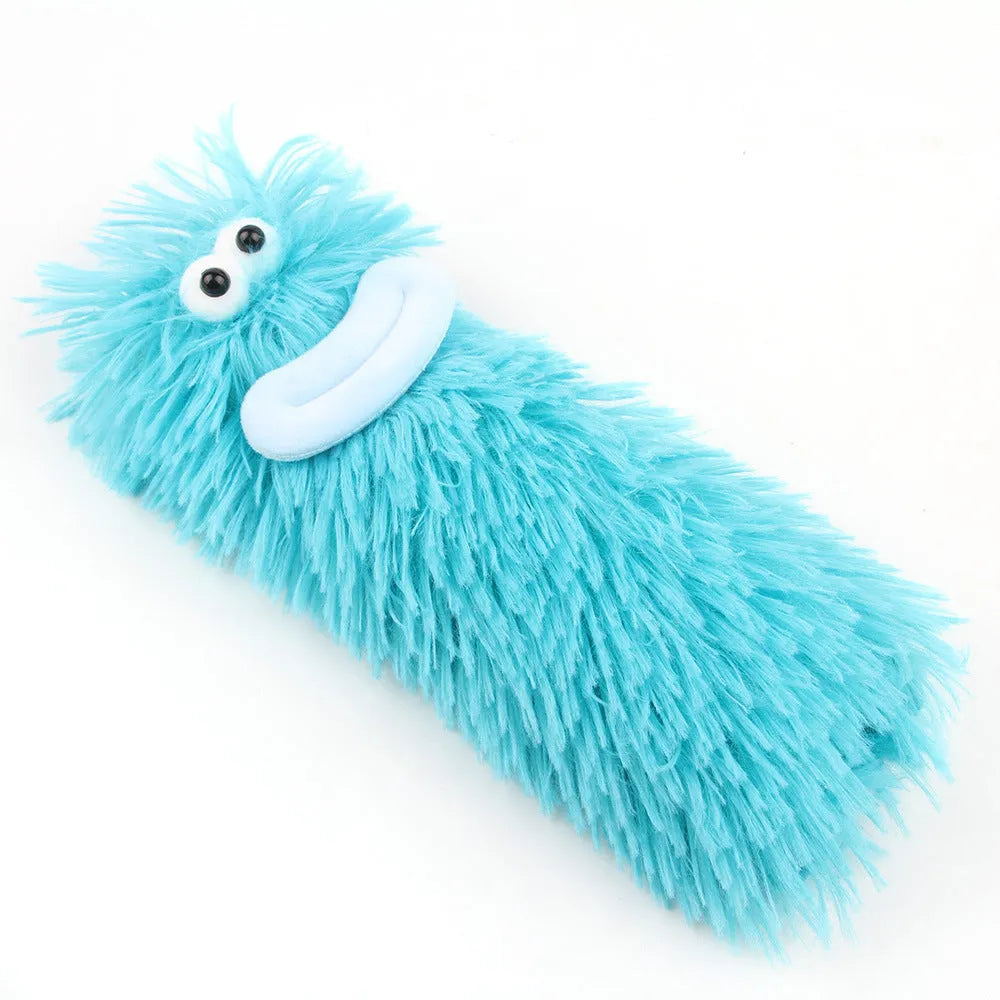 Interactive plush cat toy with crinkle sound and natural catnip filling in bright colours for indoor play