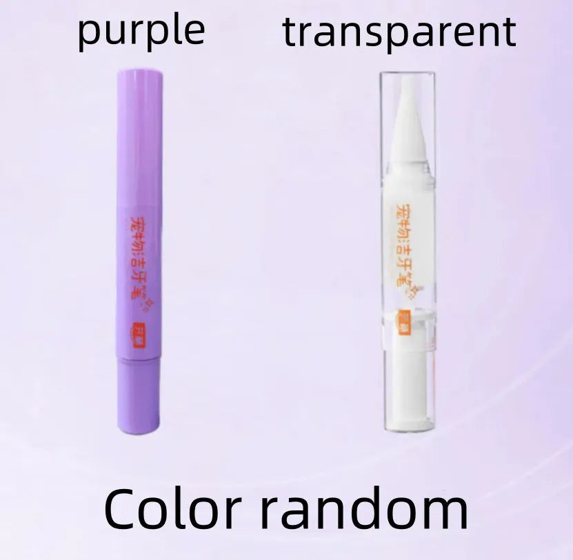 5ml pet teeth whitening pen with brush applicator for dog and cat dental cleaning at home