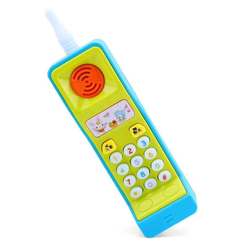 Electric children's educational toy with sound, light and cartoon animal designs for age 3+