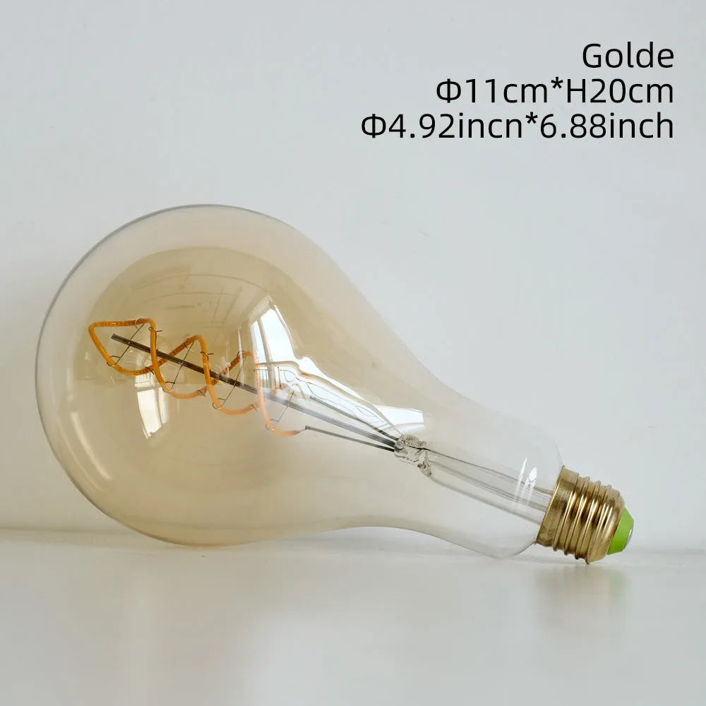 Double helix golden LED soft light strip A110 series 110x200mm 220V input