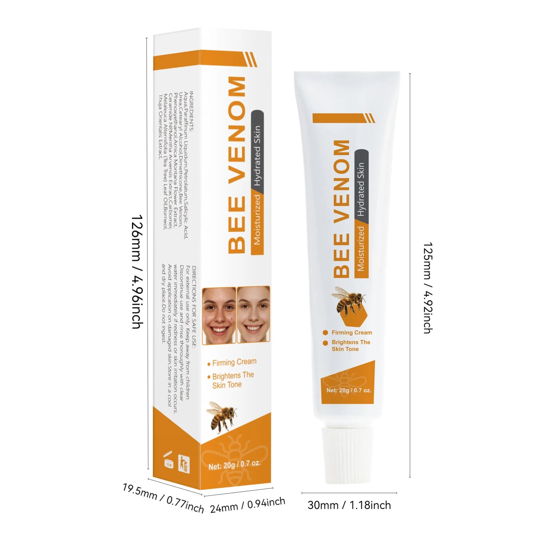 20g jar of Universal Beauty Bee Facial Cream, FP-A024 specification.