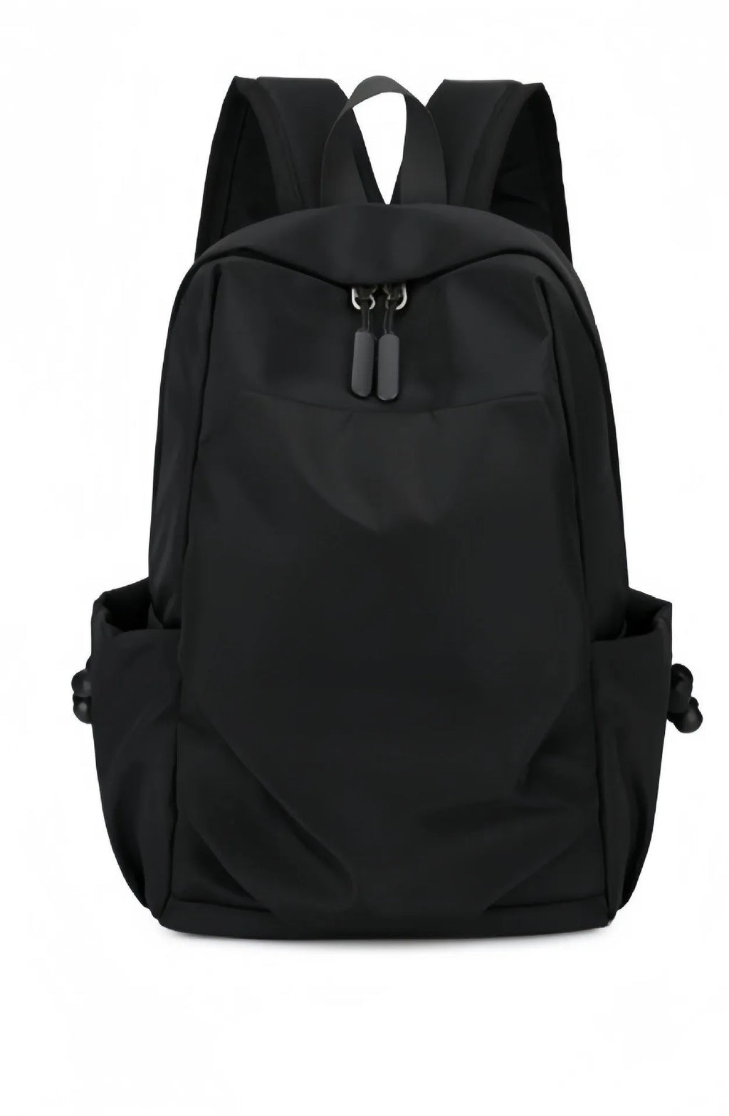 Oxford cloth backpack for men in black or gray with breathable design and polyester cotton lining