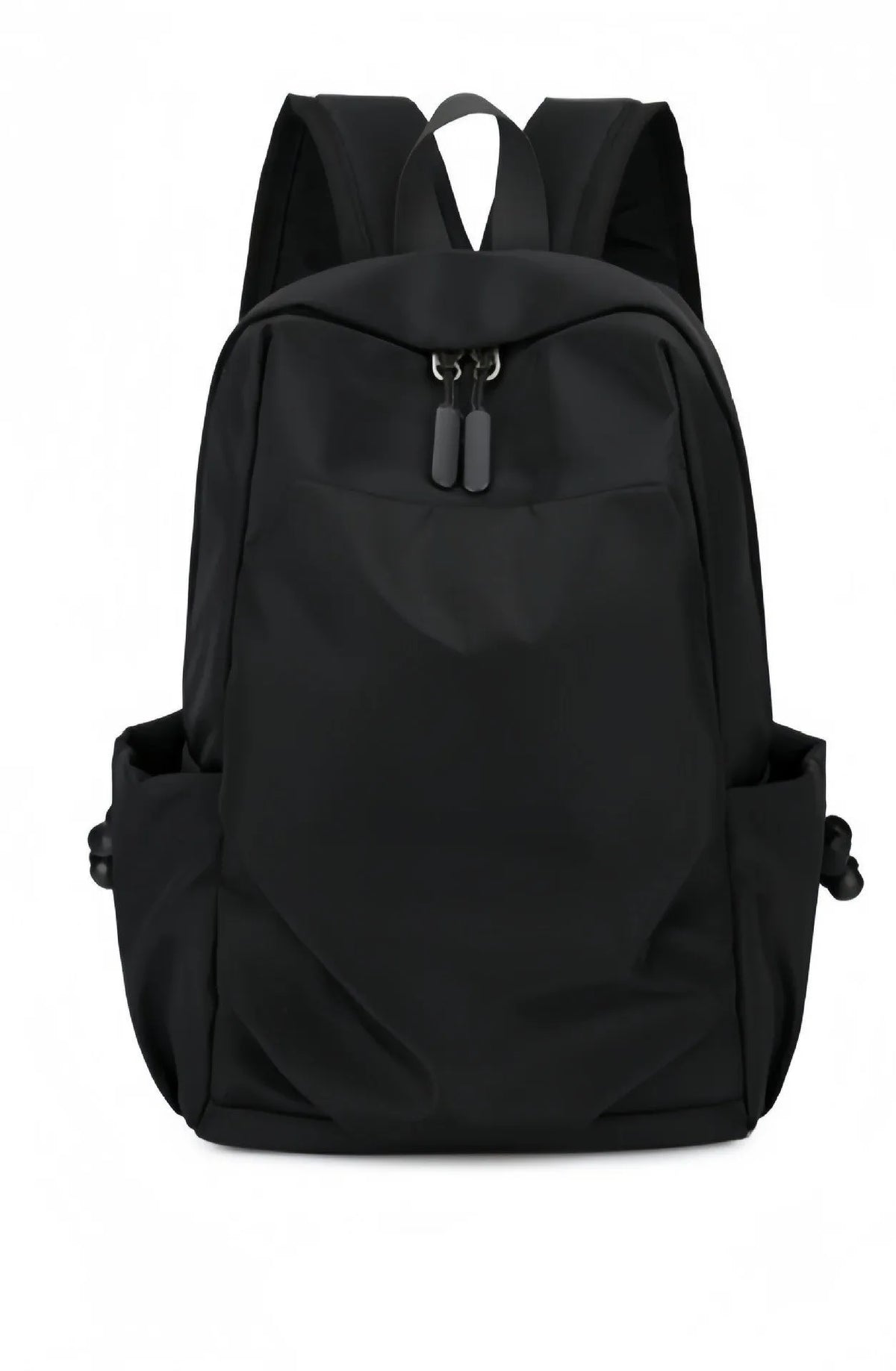 Oxford cloth backpack for men in black or gray with breathable design and polyester cotton lining
