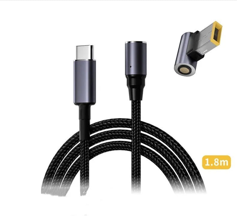 Type-C square port magnetic charging cable for Lenovo phones with 1.8m length