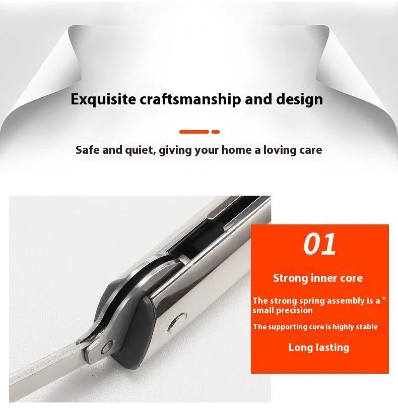 Cold rolled steel support rod for holding open a tatami cabinet's flap-up door.