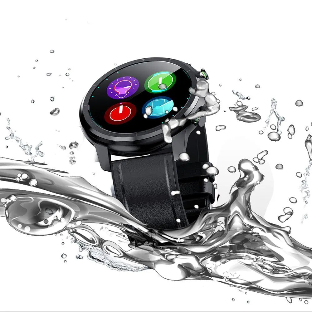 LEMFO LF26 smart bracelet in silver colour showing its 1.3-inch screen and wrist strap
