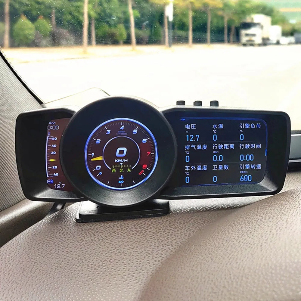 OBDII car monitor driving computer with HD screen and GPS BeiDou navigation for A600 vehicles