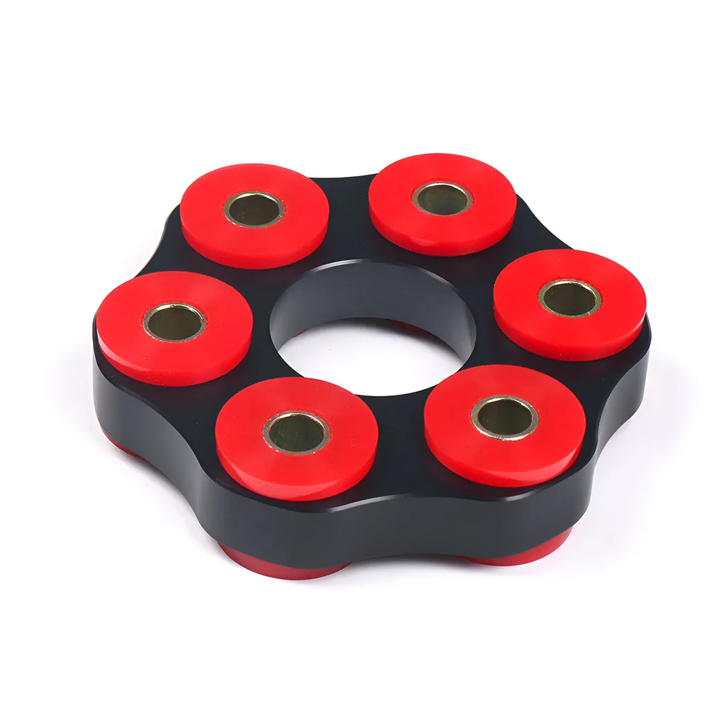 Red polyurethane aluminium drive shaft connecting plate bracket for BMW E46 E36 E30 M3 and E28 models