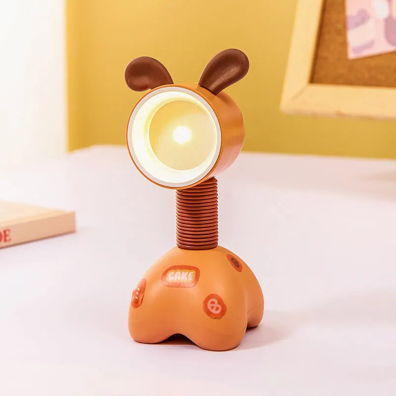 Creative DIY cartoon magnetic desktop night lamp in various colours with adjustable lighting