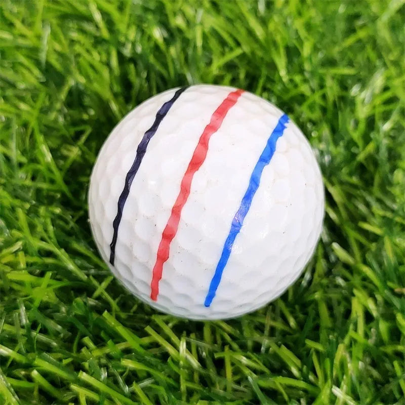 Golf putting alignment tool with 4 scribers and drawing pen on practice green