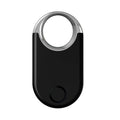 Black and white compact GPS anti-lost tracker device for pets and children with USB port