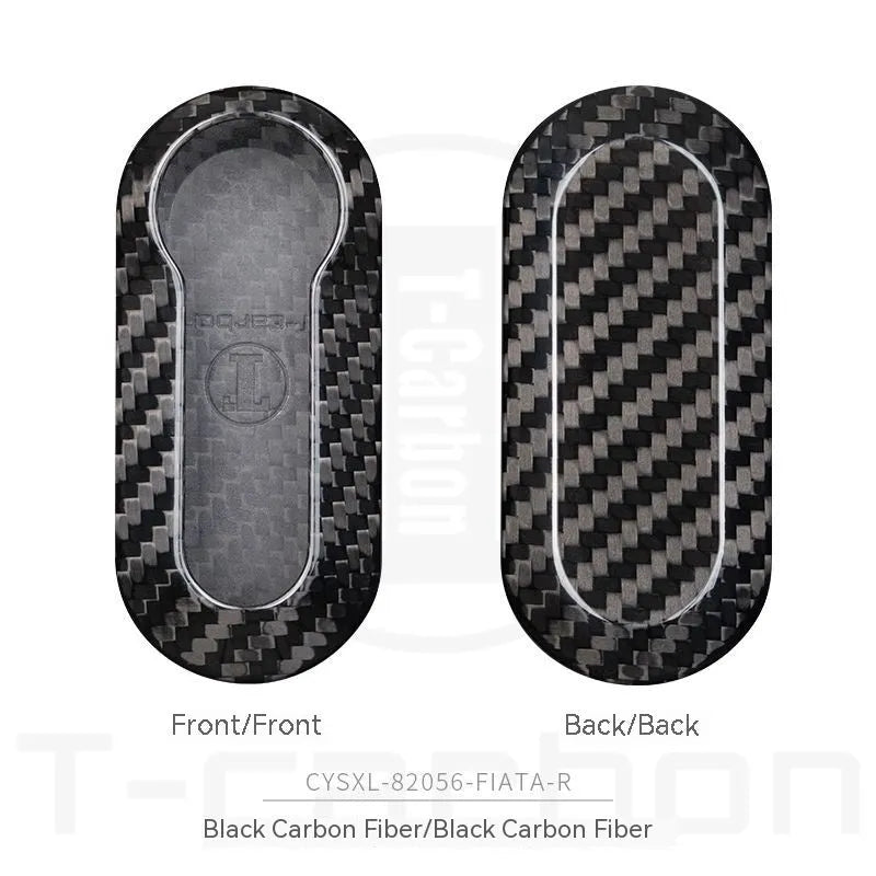 Xiang carbon fibre and glass fibre replacement car key shell sets in Black, Red, and Silver Black colours.
