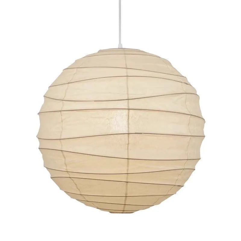 Japanese style rice paper chandelier ceiling light in 30cm or 45cm diameter