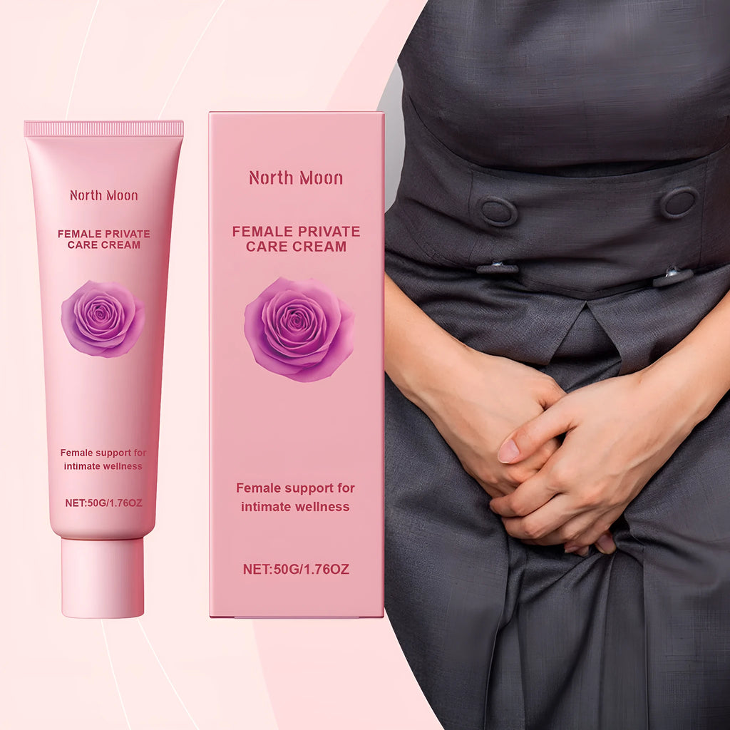 50g tube of Gentle Care moisturising cream with rose and peppermint extracts for daily skin hydration