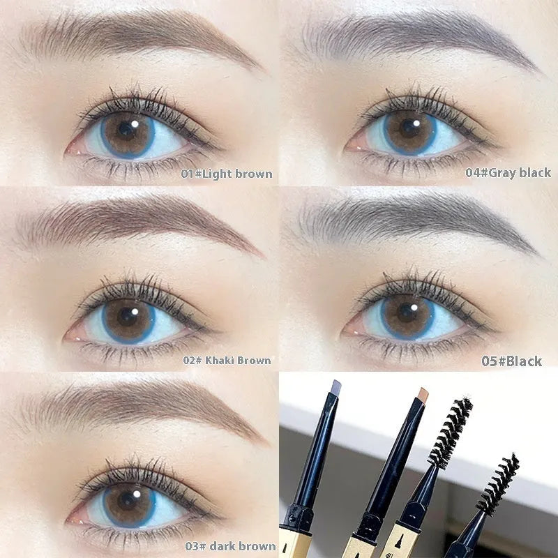 Small Gold Chopsticks ultra-fine tip eyebrow pencil in a selection of five natural shades.