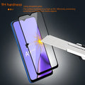 OPPO A9 2020 full screen tempered glass protector with black edges and full glue application