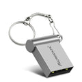 Metal car-shaped USB drive with chain for necklace or keyring attachment in black colour