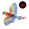 Hanging plastic simulation bird cat toy, 25cm or 43cm, rotating interactive teaser for kittens and dogs