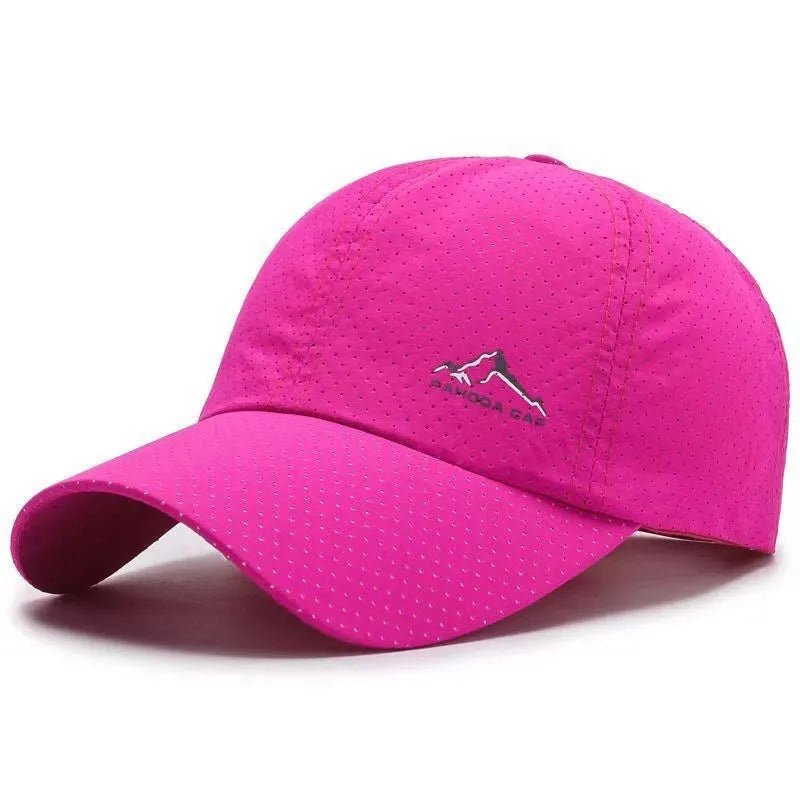 Korean style adjustable baseball cap in Army Green colour with a dome crown for summer sun protection.