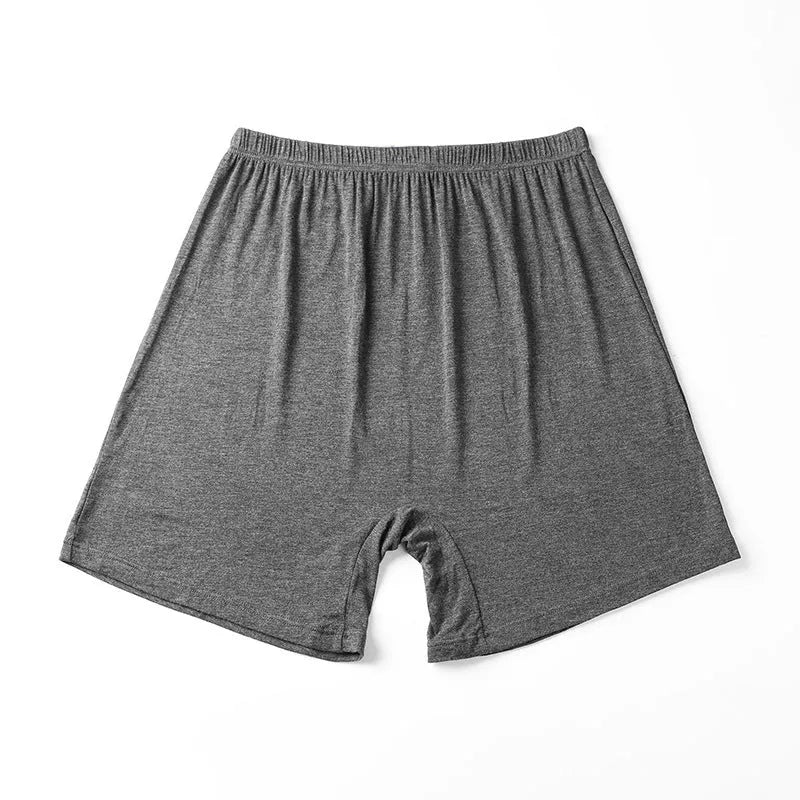 Men's solid colour high-waist boxers in modal fabric on a white background.
