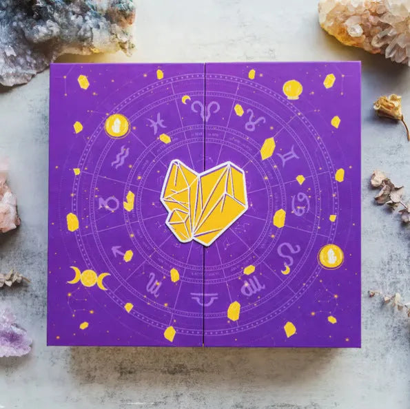Crystal window Halloween gift box measuring 33.5cm wide with countdown functionality for emotional cultivation
