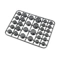 30-piece set of coloured ABS plastic motorcycle screw caps for engine customisation