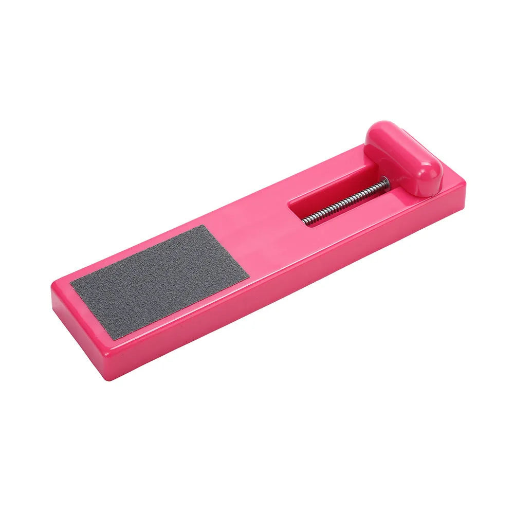 Pink and white ballet foot trainer with rotating shaping device for dancer instep strengthening