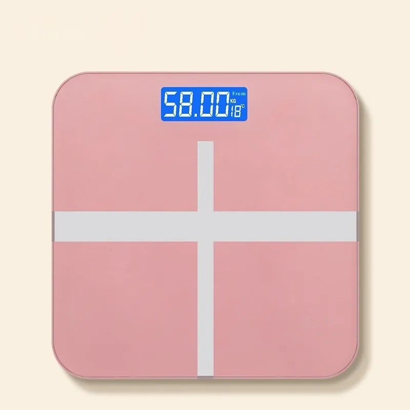 Digital bathroom scale in multiple colours with 26cm platform