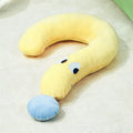 Blue and yellow pet pillow measuring 62x39 cm for cat and dog sleeping