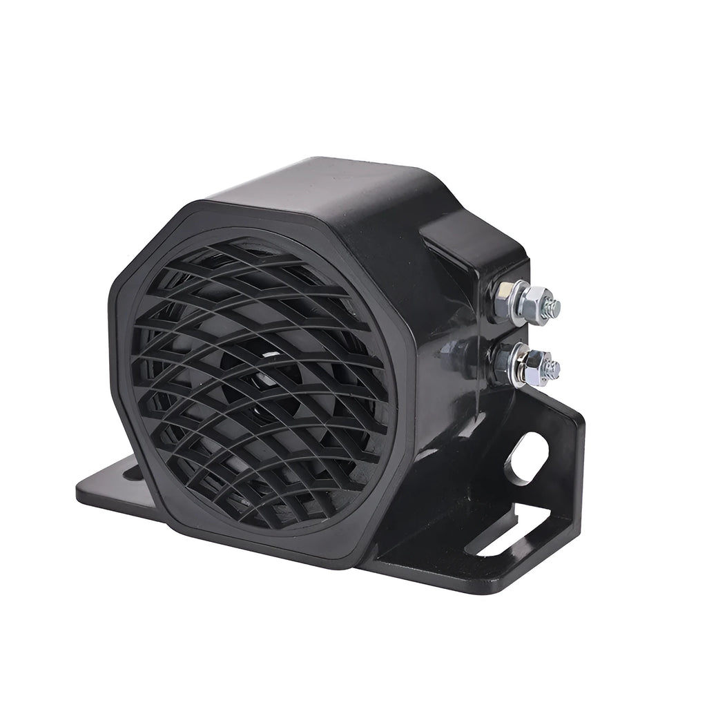 Black GQ-208A universal 12-80V reversing horn for vehicle backup safety