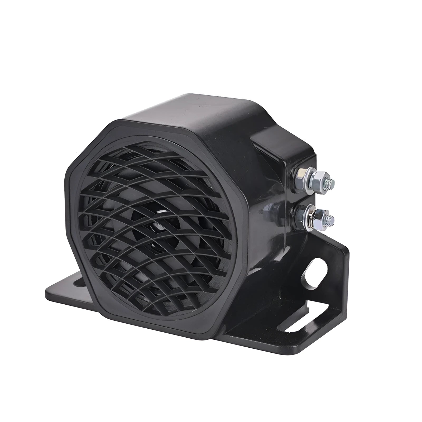 Black GQ-208A universal 12-80V reversing horn for vehicle backup safety
