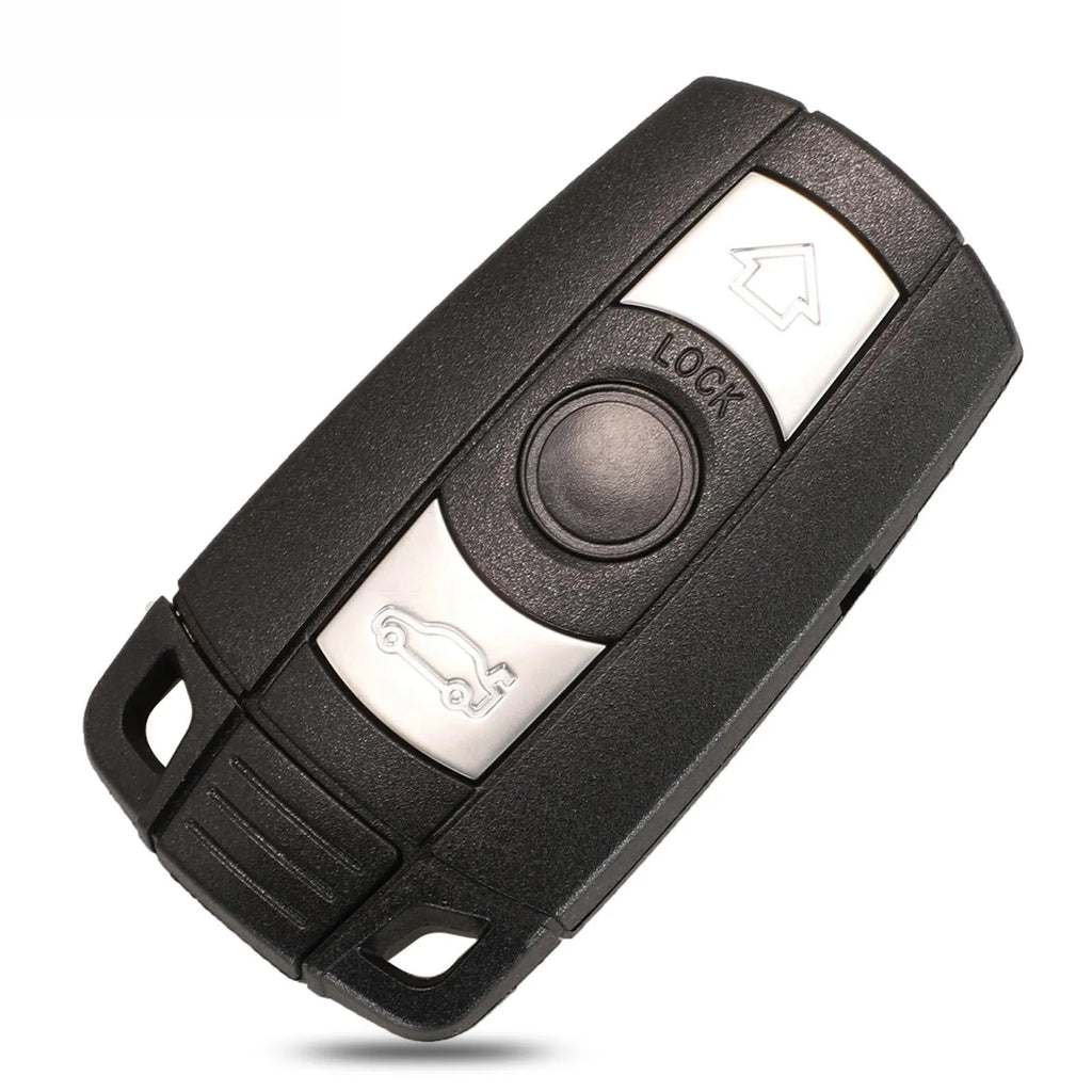 BMW CAS3 semi-intelligent remote car key fob with three visible metal blades.