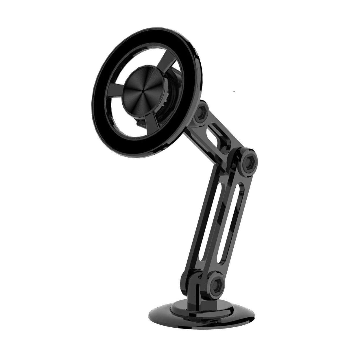 All-metal magnetic car phone holder with strong 2.3T magnet in four colour options