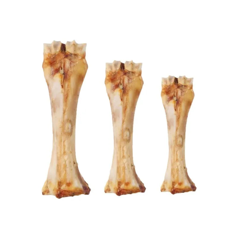 Roasted ox bone molar rod dog dental chew in three sizes for puppy teething