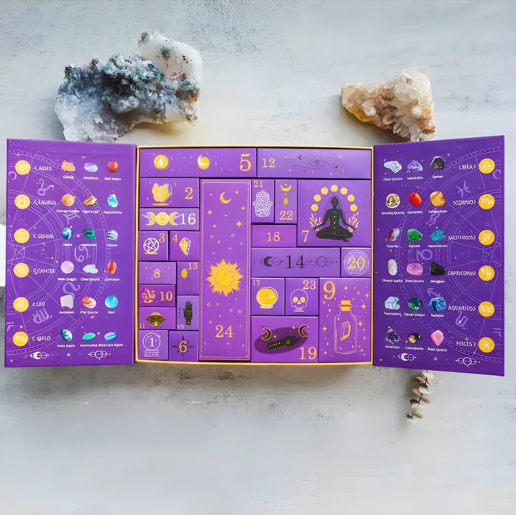 Crystal window Halloween gift box measuring 33.5cm wide with countdown functionality for emotional cultivation
