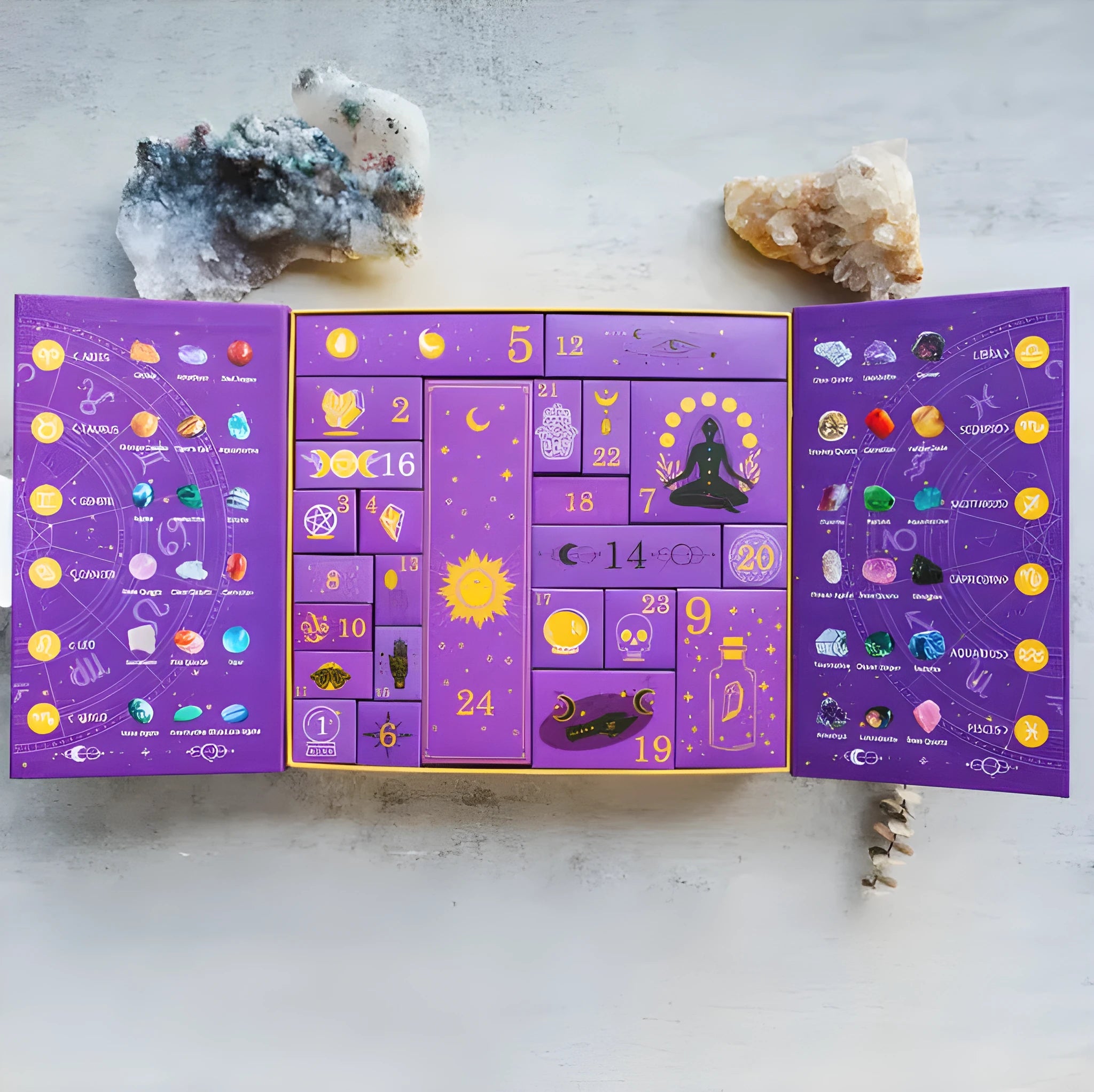 Crystal window Halloween gift box measuring 33.5cm wide with countdown functionality for emotional cultivation