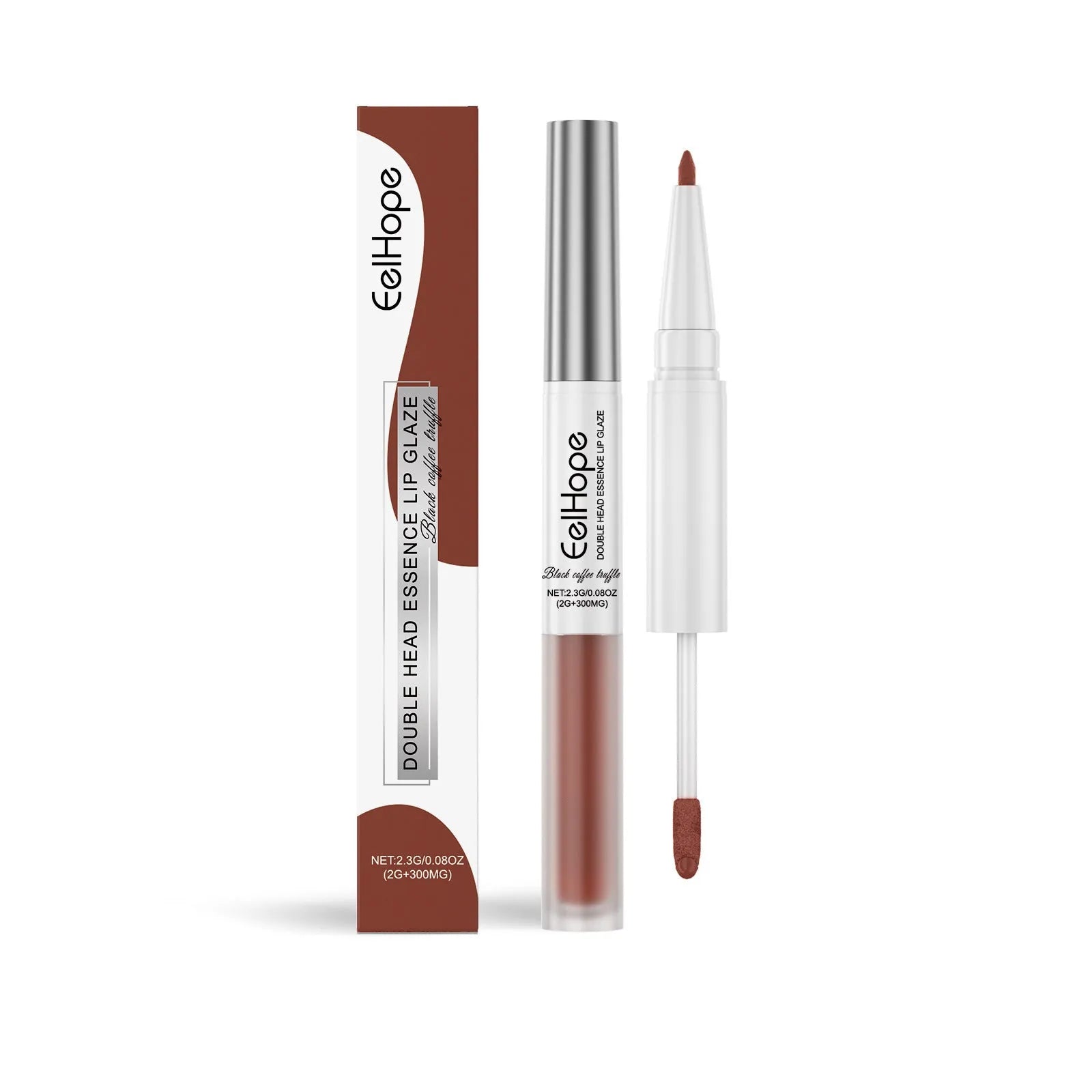Double-headed lip liner and lacquer pen showing two application ends with export-only colour options