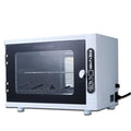 Small silver UV steriliser with stainless steel internal chamber for nail salon and barber tool disinfection