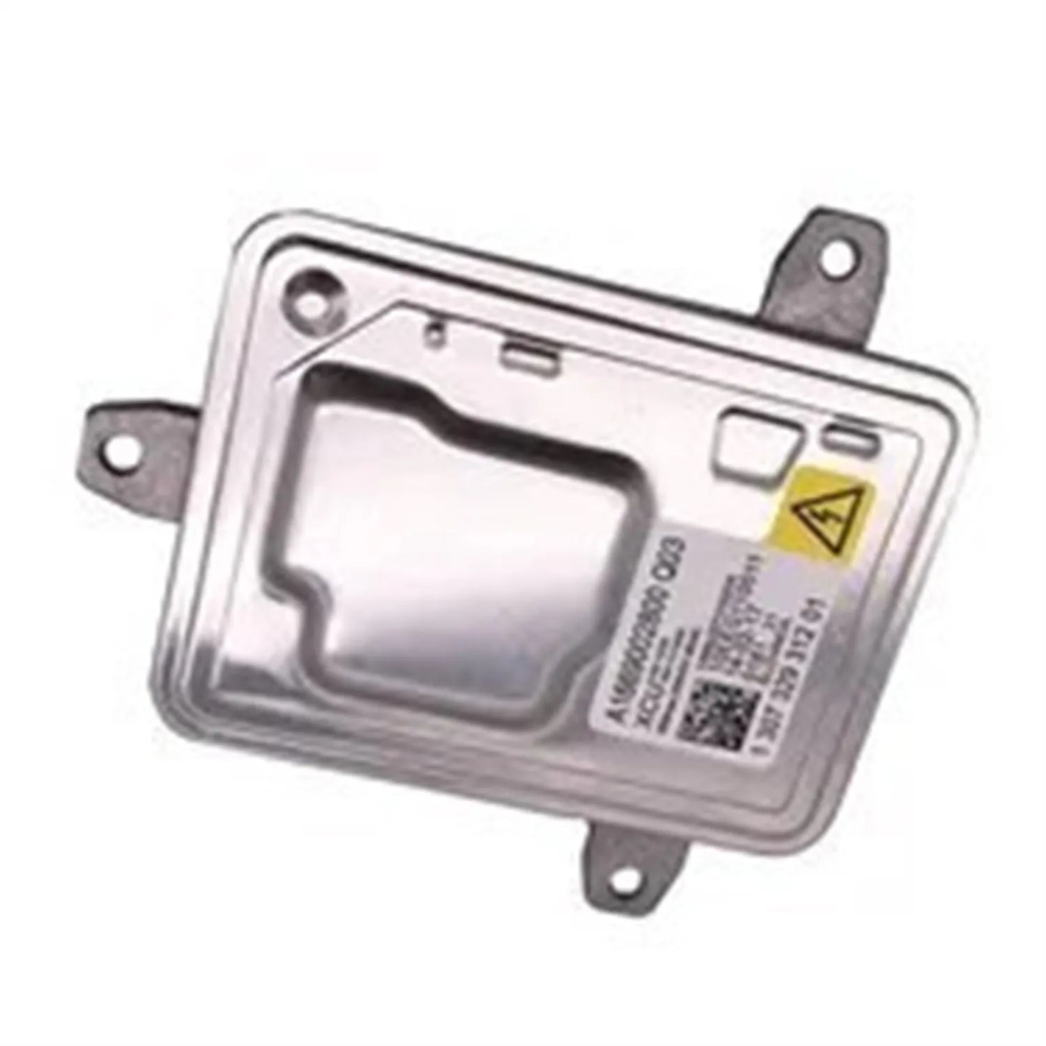 Metal headlight ballast unit showing dimensions of 14 cm long, 11 cm wide, and 4.5 cm high.