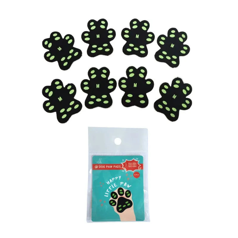 Breathable invisible claw pad footstickers for dog walking protection in S and M sizes