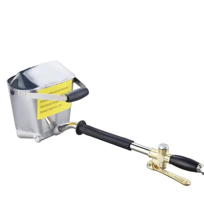 Automatic pneumatic spray gun with aluminium body and stainless steel nozzle