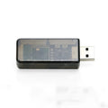 Silicon Labs EFR32MG21 Zigbee USB dongle with plastic shell and USB connector.